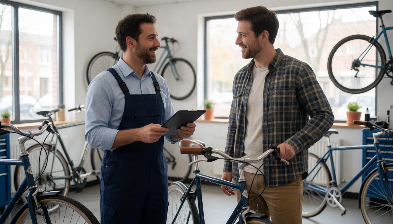 Family bicycle servicing
